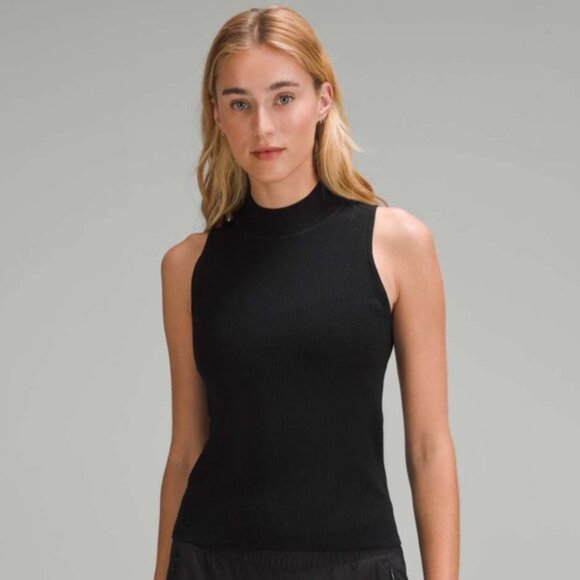 LULULEMON Ribbed Wool-Silk-Blend Tank Top - Picture 2 of 8